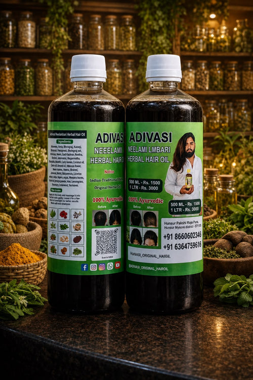 ADIKESH ADIVASI HERBAL HAIR OIL🌿